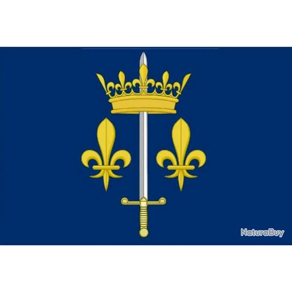 DRAPEAU JEANNE D'ARC 90X60CM/FLEUR DE LYS