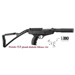 Pistolet à Air break barrel langley hitman Cal. 5.5 mm  / The Black Ops