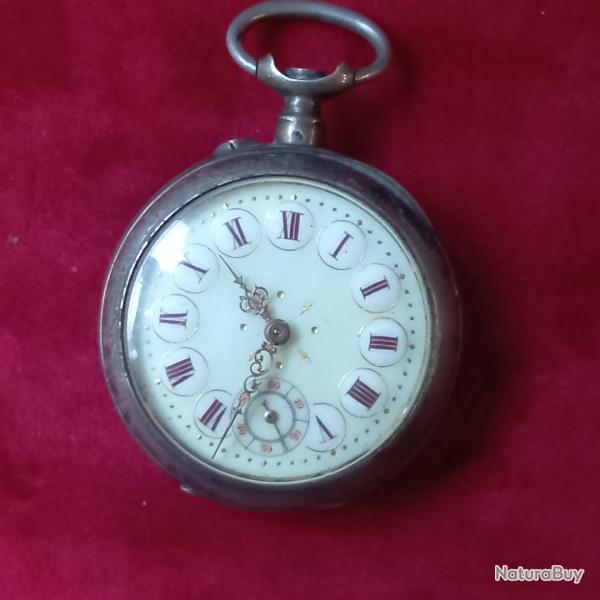 montre gousset fond jaune clair   rparer ou pour pice