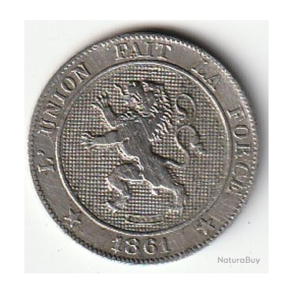 Pice de Monnaie Belgique 5 centimes - Lopold Ier 1861