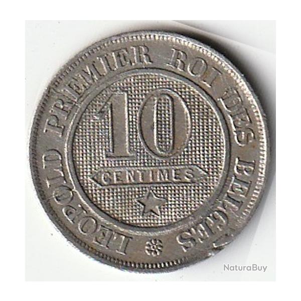 Pice de Monnaie Belgique 10 centimes - Lopold Ier 1862