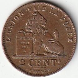 Pièce de Monnaie Belgique 2 centimes - Léopold II 1905 Qualité
