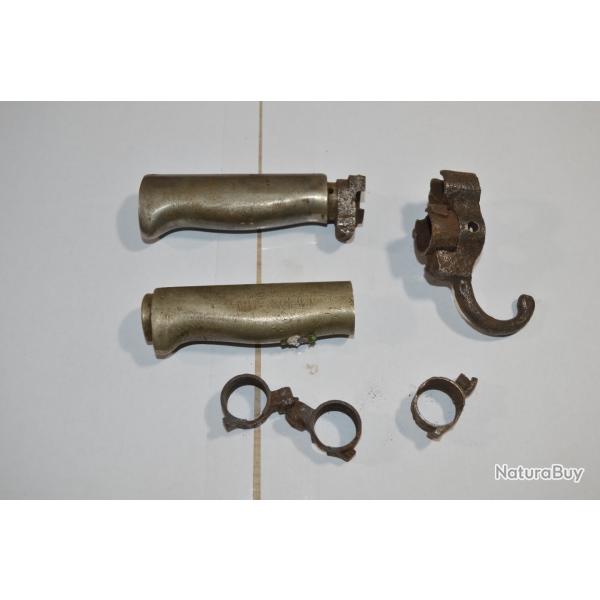 Lot poignes Baionnette Franaise WW1 Rosalie 1886 French Lebel  restauration (10)