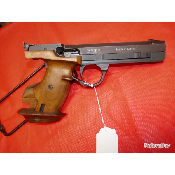 Pistolet BAIKAL IZH 35M en 22Lr crosse droitier