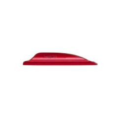 Plume de flèche Plastique Jet6 Ghost (par 60) - Rouge / Gaucher