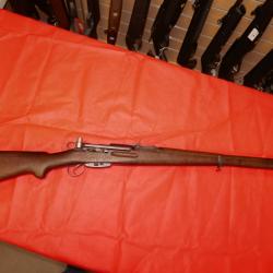 Carabine SCHMIDT RUBIN K31 en 30-284 Win avec un très beau bois (noyer foncé)