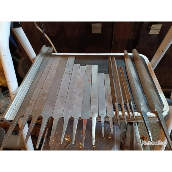 Lot lime  mtaux professionnelles Vallorbe swiss Talabot France Nicholson