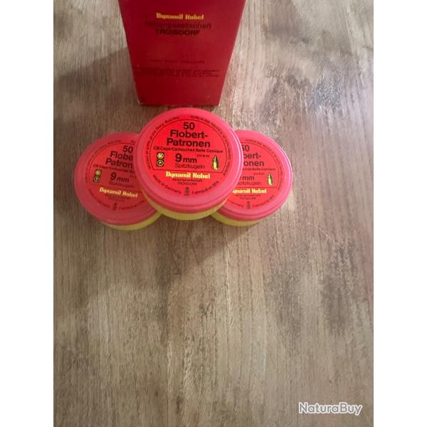 Lot de 3 botes 9m/m flobert