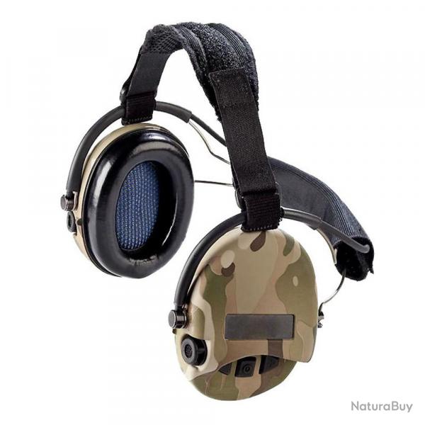 Casque anti-bruit MSA Sordin Suprme Pro-X serre-nuque WOODLAND CAMO