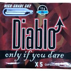 Pack de 5 sparclette de CO2 diablo - 12 grammes