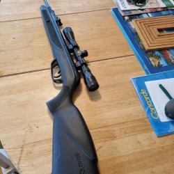 Carabine air compriné Gamo - Black Shadow Combo, très peu servit calibre 4.5 mm avec sa lunette
