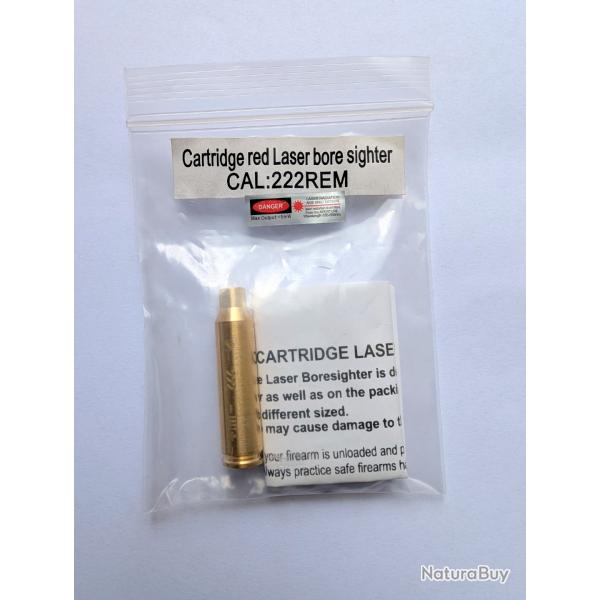 douille laser collimateur calibre 222 Rem en stock, expdition rapide !