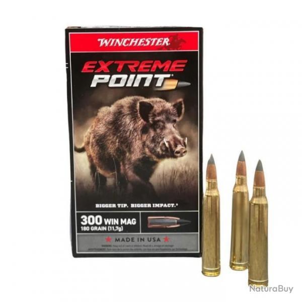 Munitions WINCHESER cal.300wm extrme point 180gr par 60