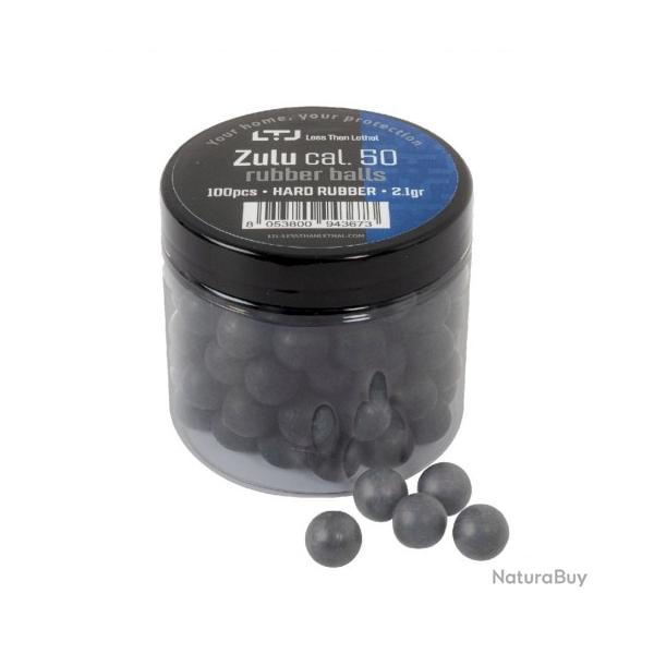 Billes caoutchouc LTL cal.50 zulu lgre par 50