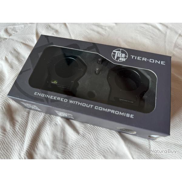 Anneaux 30 TIER-ONE pour rail PICATINNY