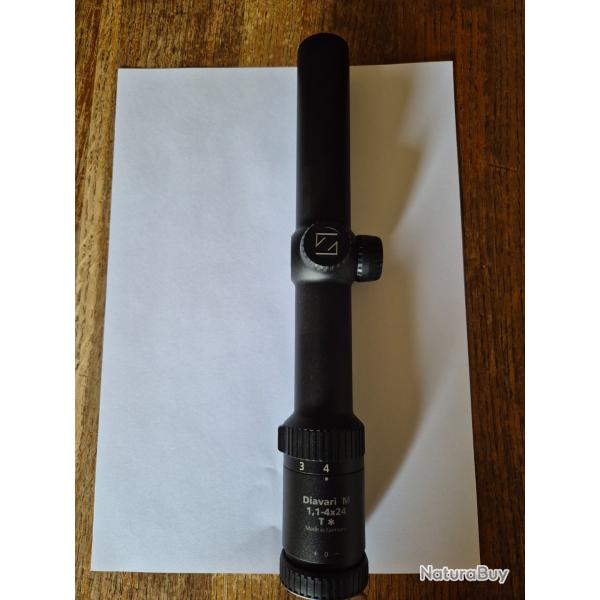 lunette de battue zeiss diavari M 1,1-4x24