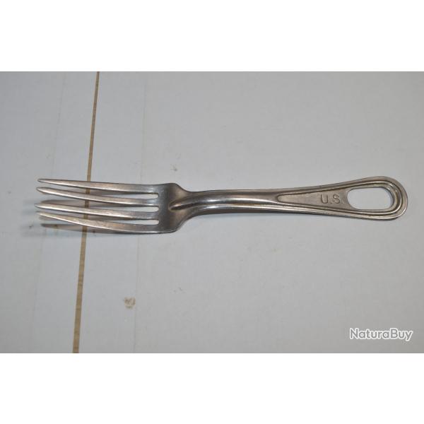 Fourchette Militaire cantine ration  US Amricain Silco Stainless USA US Army D.Day WW2 (10)