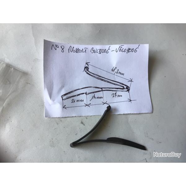 VENDU PAR LE-CUIRASSIER N8 RESSORT POUR REVOLVERS BULLDOG  ET VELODOG