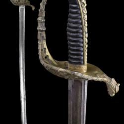 N38 - Sabre d'officier de marine modèle dit 1853, période Second Empire