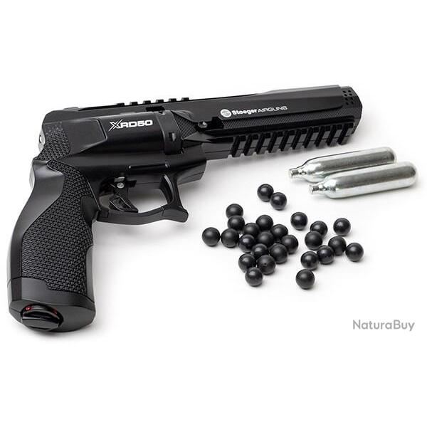 STOEGER - Revolver de dfense CO2 XRD50 Cal 50 - 12,6J + 50 billes