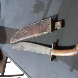 EQUIPEMENT MILITAIRE MACHETTE AMERICAINE DE LA GRANDE GUERRE 14/18 BOLO