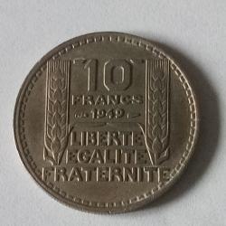 pièce 10 Francs TURIN 1949