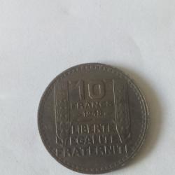 pièce 10 Francs TURIN 1948