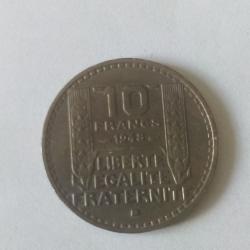 pièce 10 Francs TURIN 1948 B