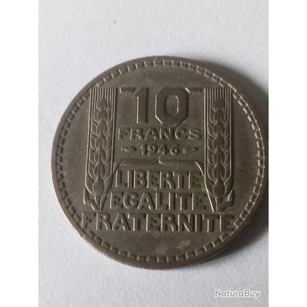pice 10 Francs TURIN Rameaux Courts 1946