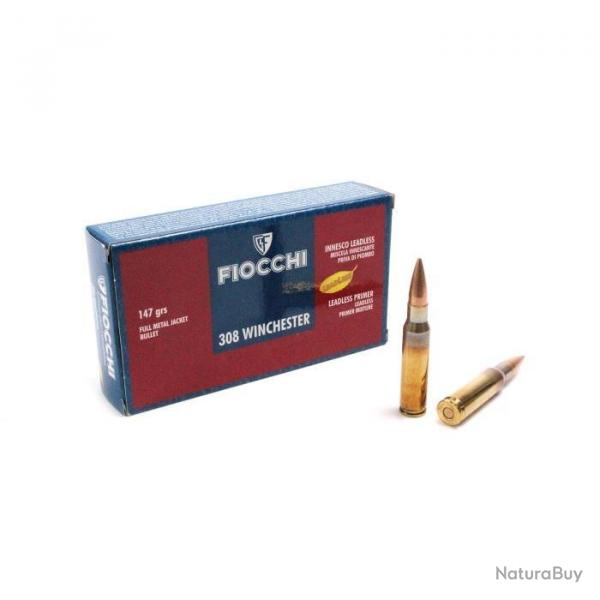 Balles Fiocchi FMJ - Cal. 308 Win 308 Win MAG / Par 1 - 308 Win MAG / Par 1