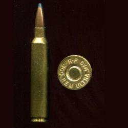 .300 Remington Ultra Magnum - étui laiton 72.4 mm - balle cuivre pointe plomb