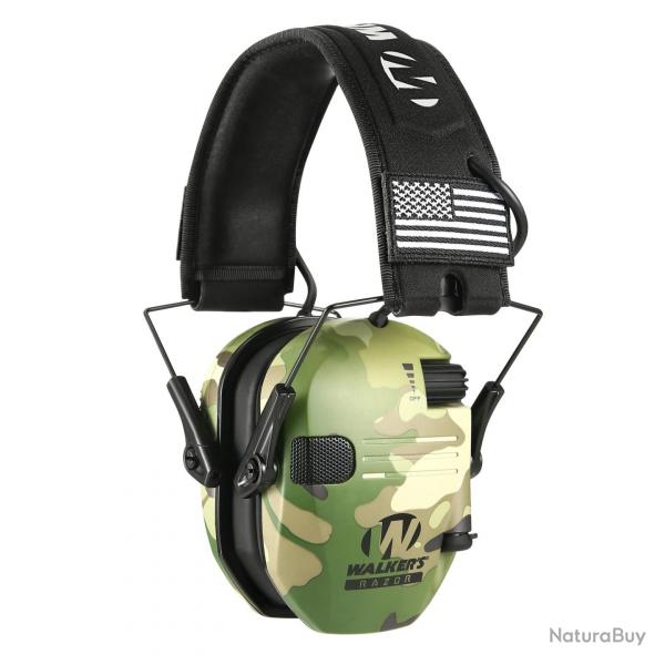 Casque Audio Tactique Type Razor - Multicam