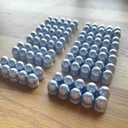 Lot de 100 balles ogivales calibre 44 pour arme à poudre noire