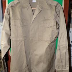 CHEMISE MILITAIRE DE L'ARMEE FRANCAISE ,Taille L 2 SOIT M OU 39-40 EN CIVIL,NEUF FABRICATION FRANCAI