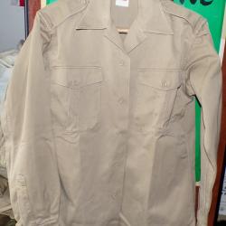CHEMISE MILITAIRE DE L'ARMEE FRANCAISE ,Taille L 2 SOIT M OU 39-40 EN CIVIL,OCCASION  FABRICATION FR