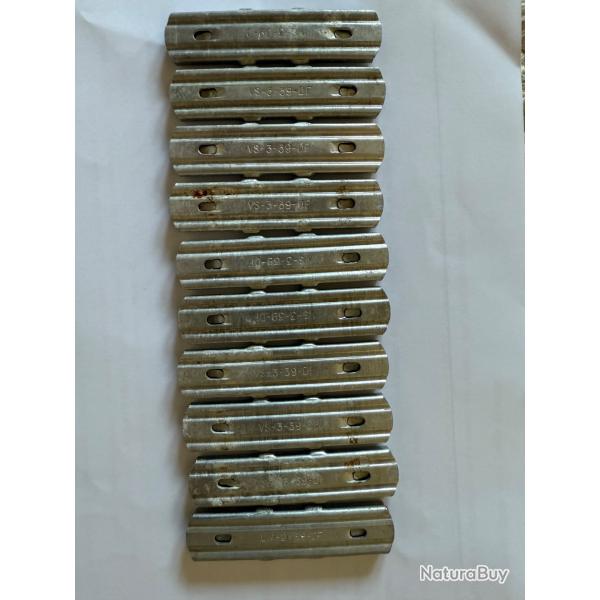 Lot de 10 lames chargeur WW2 MAS36
