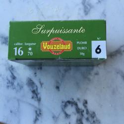 Cartouches VOUZELAUD calibre 16/70.