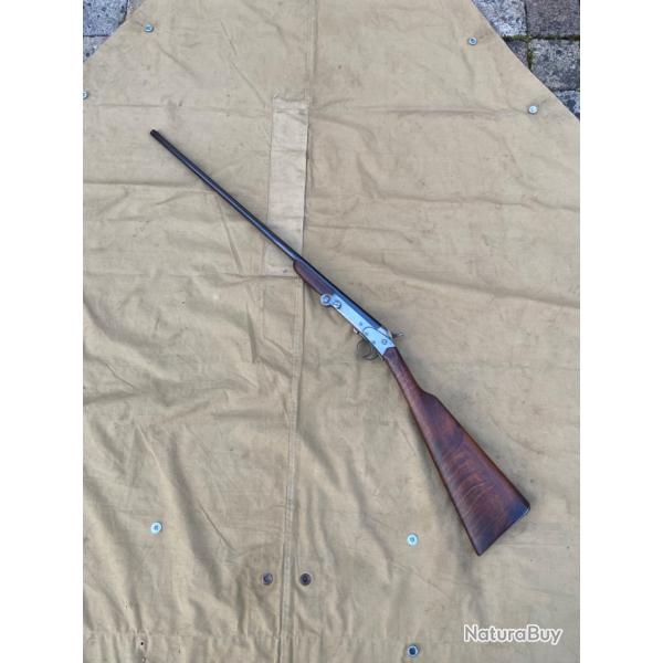 Magnifique FUSIL BRACONNIER clef SERPENT 12mm