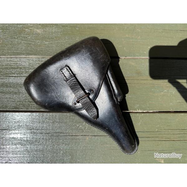 Etui Holster P38 en cuir WW2 Allemand Wehrmacht BDR 42 Originale