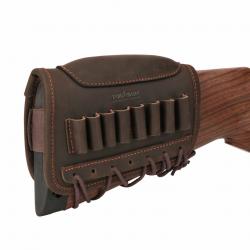 Tourbon-Juste de crosse en cuir avec support de munitions -**MAIN DROITE  LIVRAISON GRATUITE