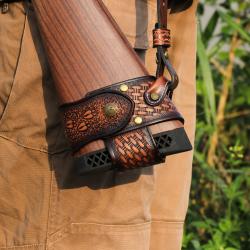 Tourbon-Support de crosse de fusil sans perçage, harnaché marron  LIVRAISON GRATUITE
