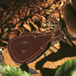 Tourbon-Protège-chaussures pour fusil de chasse, coussin en cuir véritable  LIVRAISON GRATUITE