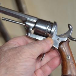 Revolver 7 mm à broche genre Lefaucheux