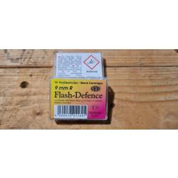 20 cartouches Wadie Flash Defence calibre 9mm R