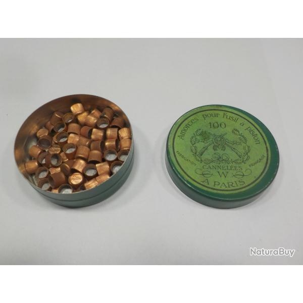amorces  cannele pour fusil  piston