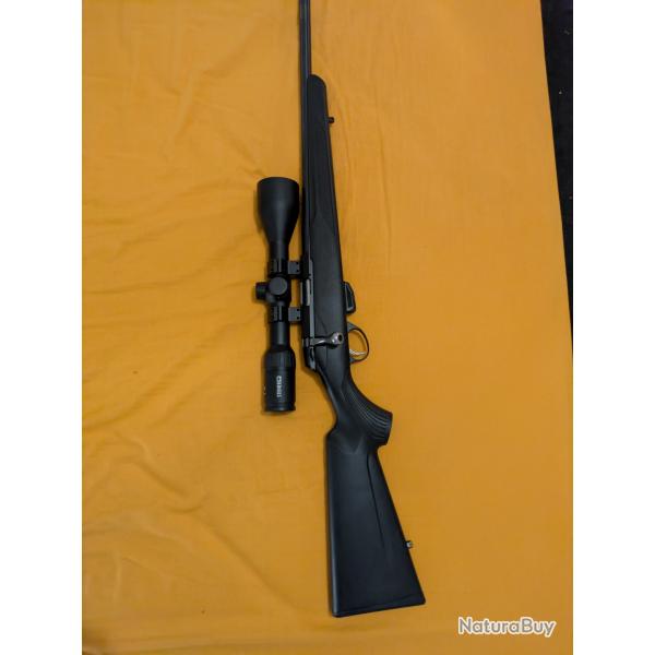 Tikka T1x 17hmr, modrateur de son Sako et lunette 3x12x56 Ranger Steiner