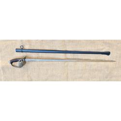 SABRE D'OFFICIER  1889 WURTEMBERG PRUSSIEN  DE CAVALERIE lame gravé Ww1