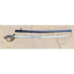 SABRE D'OFFICIER  1889 PRUSSIEN  DE CAVALERIE lame gravé Ww1
