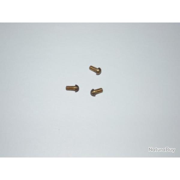 A SAISIR - 3 guidons/points de mire/grain d'orge laiton massif filetage mtrique 2.5mm NEUFS