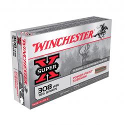 boite de 20 cartouches 308 winchester subsonic 185 grains hollow point